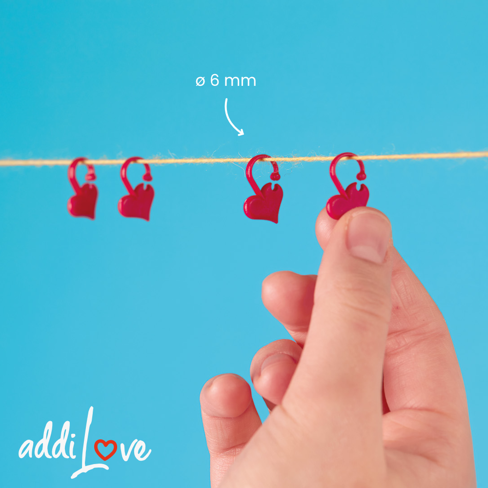 ADDI Love Stitch Markers Pack