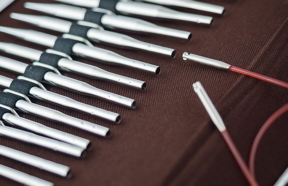 ADDI Set Palillos Intercambiables Metálicos AddiClick Lace Cortos