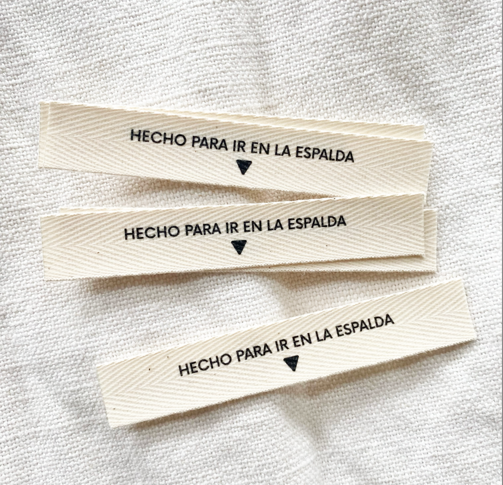 Pack de etiquetas de algodón "Hecho para usarse siempre"