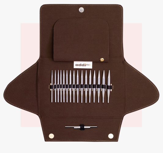 ADDI Set Palillos Intercambiables Metálicos AddiClick Lace Cortos