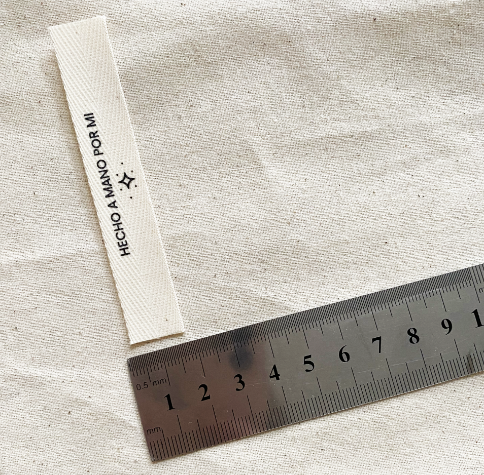 "Pack de etiquetas de algodón 
"Hecho a mano por mi"