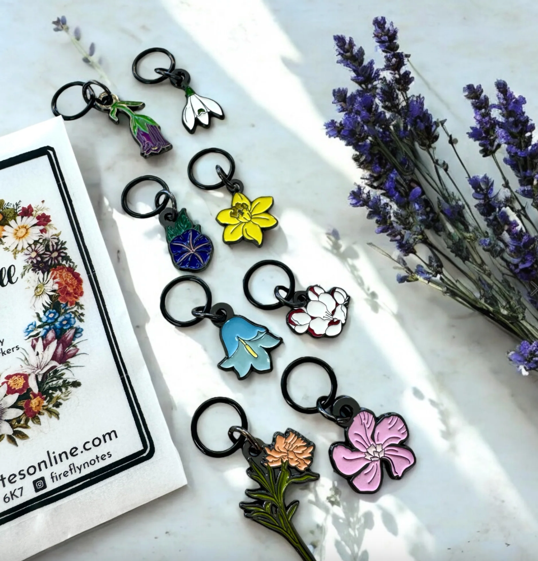 Set de marcadores esmaltados "Pocket Full of Posies"