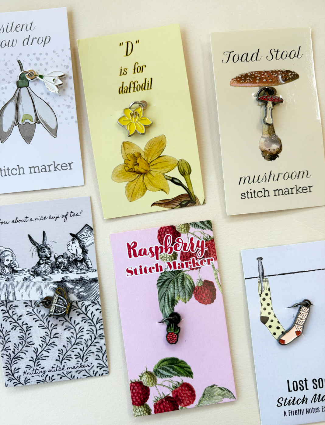 Marcadores unitarios esmaltados Firefly Notes