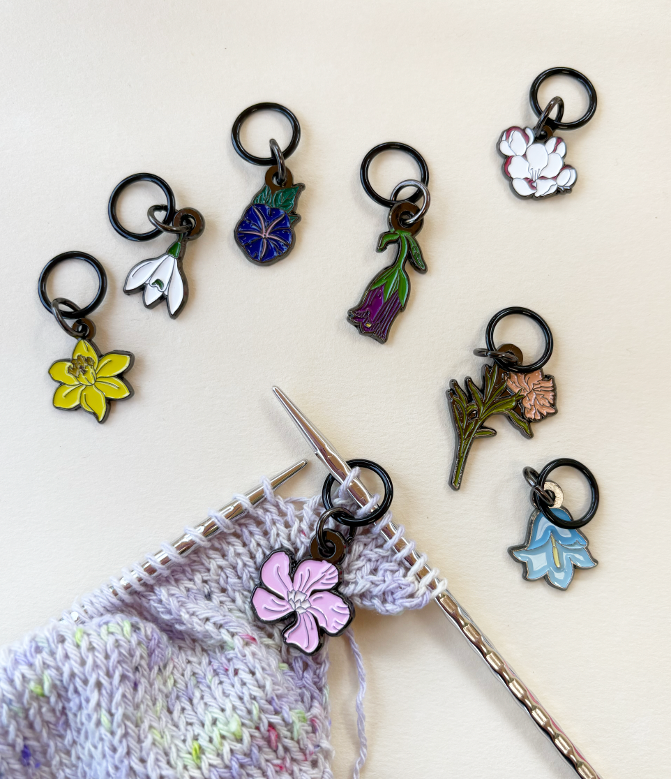 Set de marcadores esmaltados "Pocket Full of Posies" 🌸