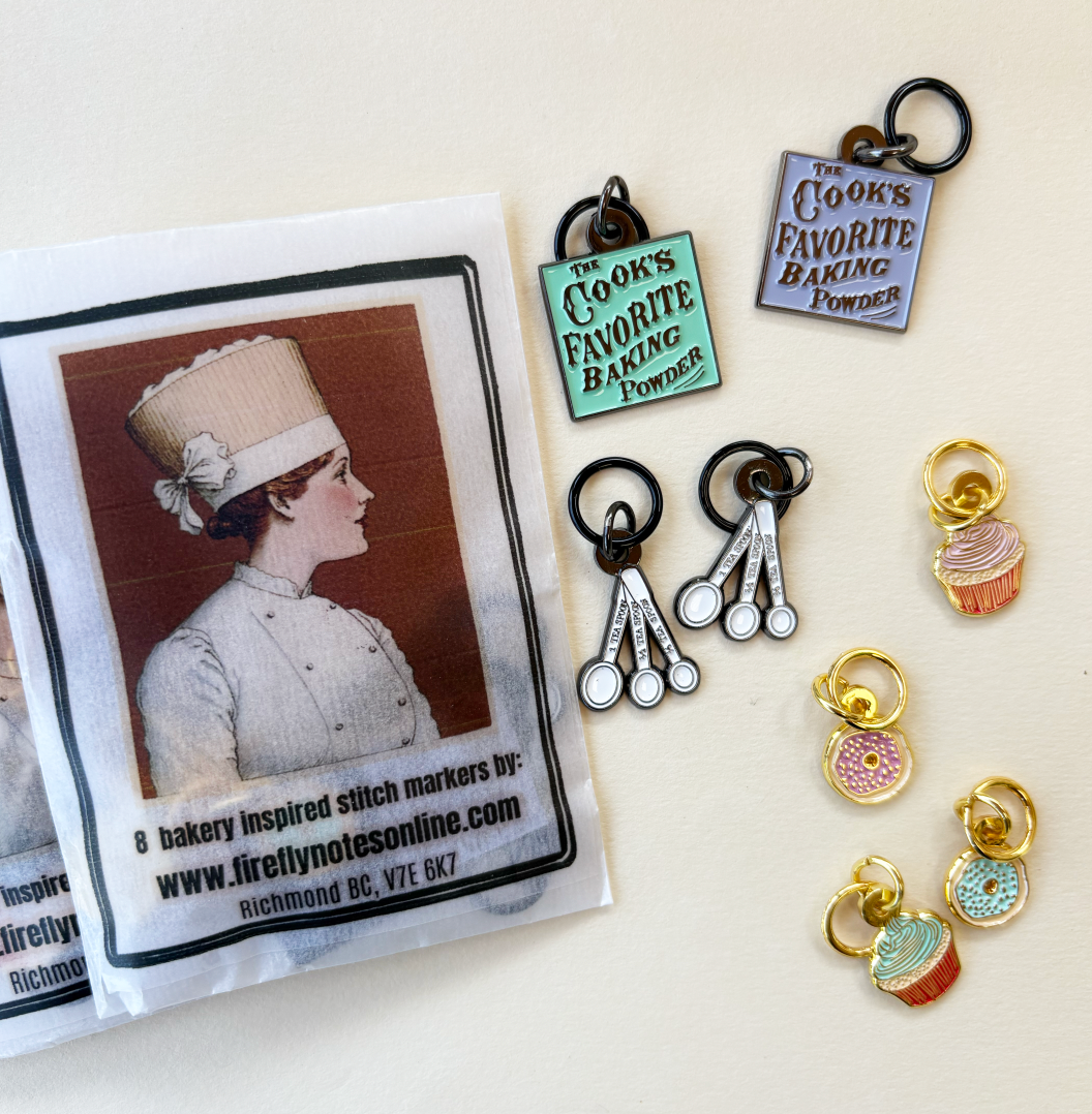 Set de marcadores esmaltados "Bakery Delights" 🧁🍩
