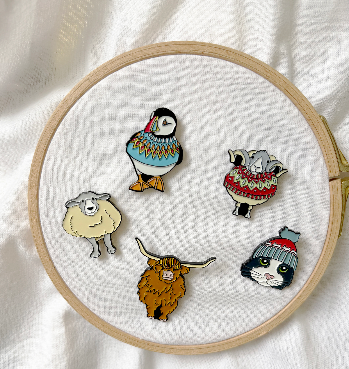 Magnetic needle minder