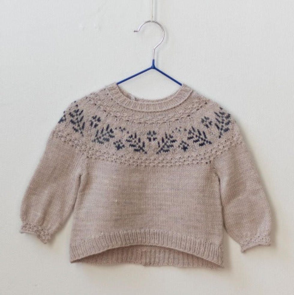 Patrón Little Dream Sweater niños