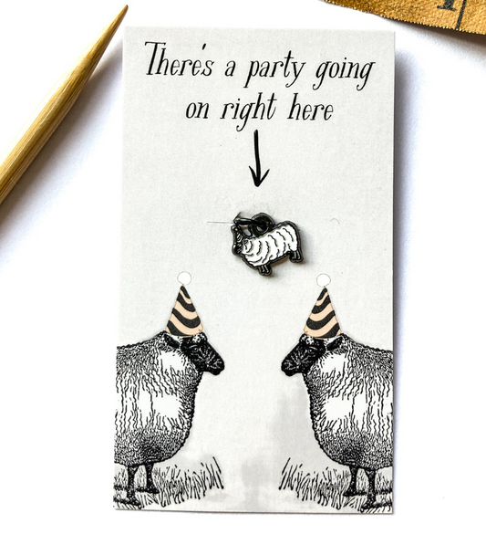 Marcador Esmaltado "There're a party going out right here"