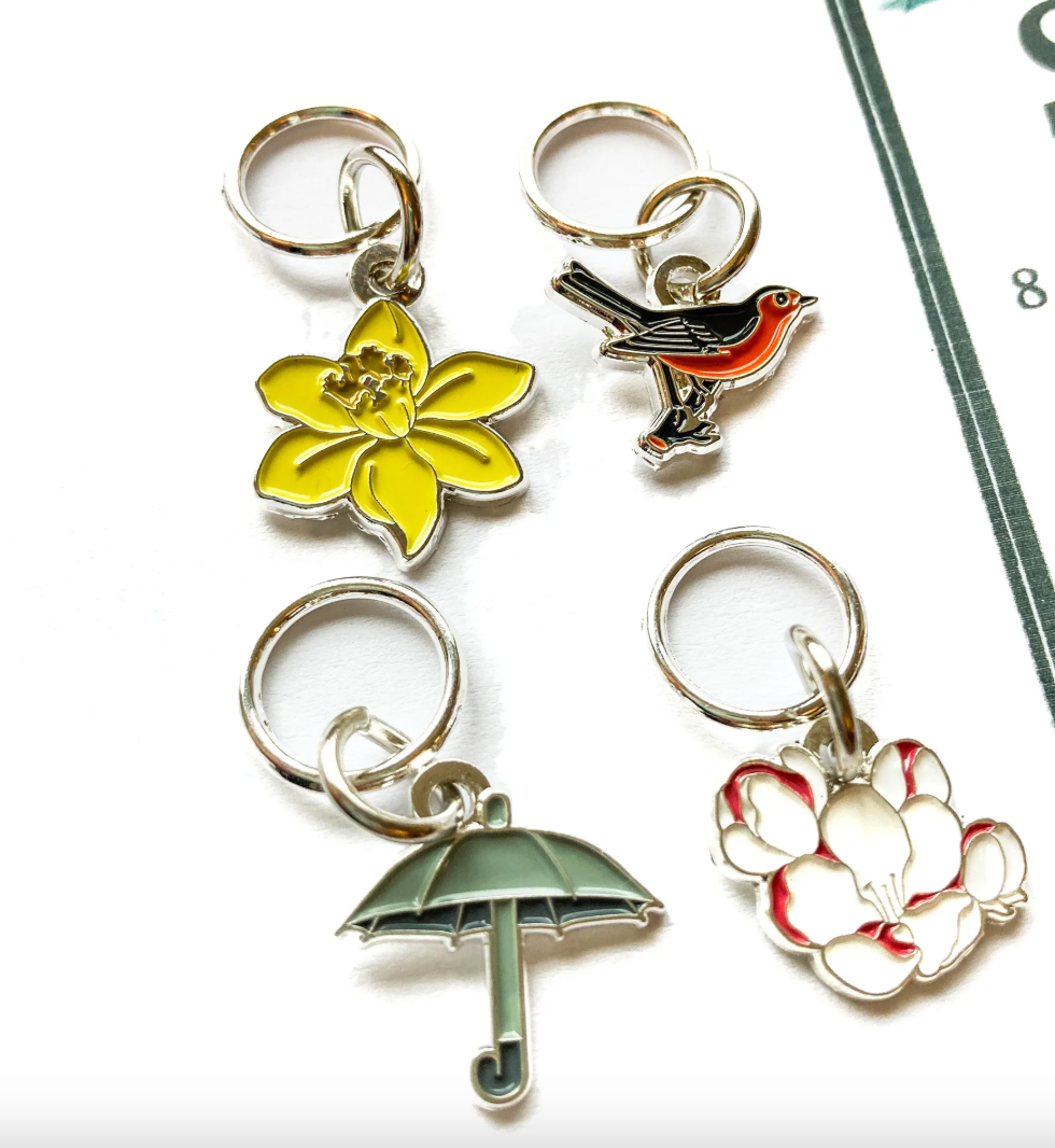 Set de marcadores esmaltados "Spring Season"