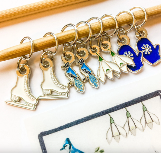 Set de marcadores esmaltados "Winter Season"