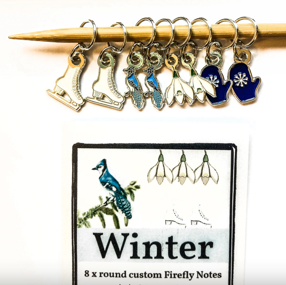 Set de marcadores esmaltados "Winter Season"