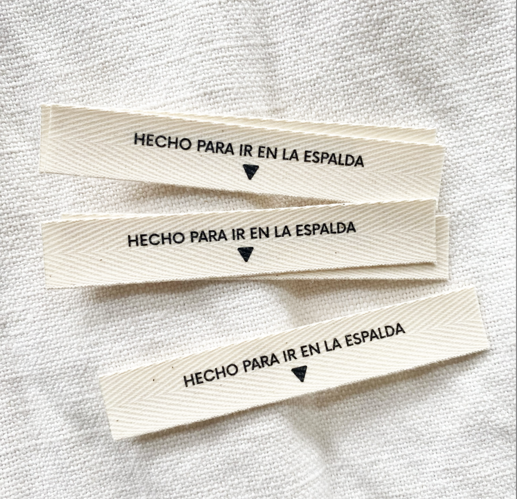 Pack de etiquetas de algodón "Hecho para usarse siempre"