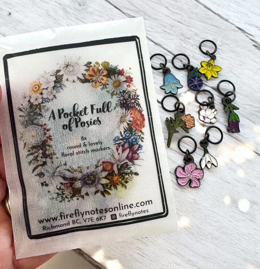 Set de marcadores esmaltados "Pocket Full of Posies"