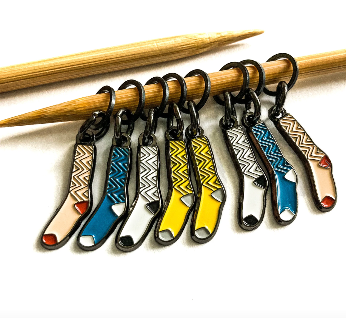 Set de marcadores esmaltados "Sack of socks"