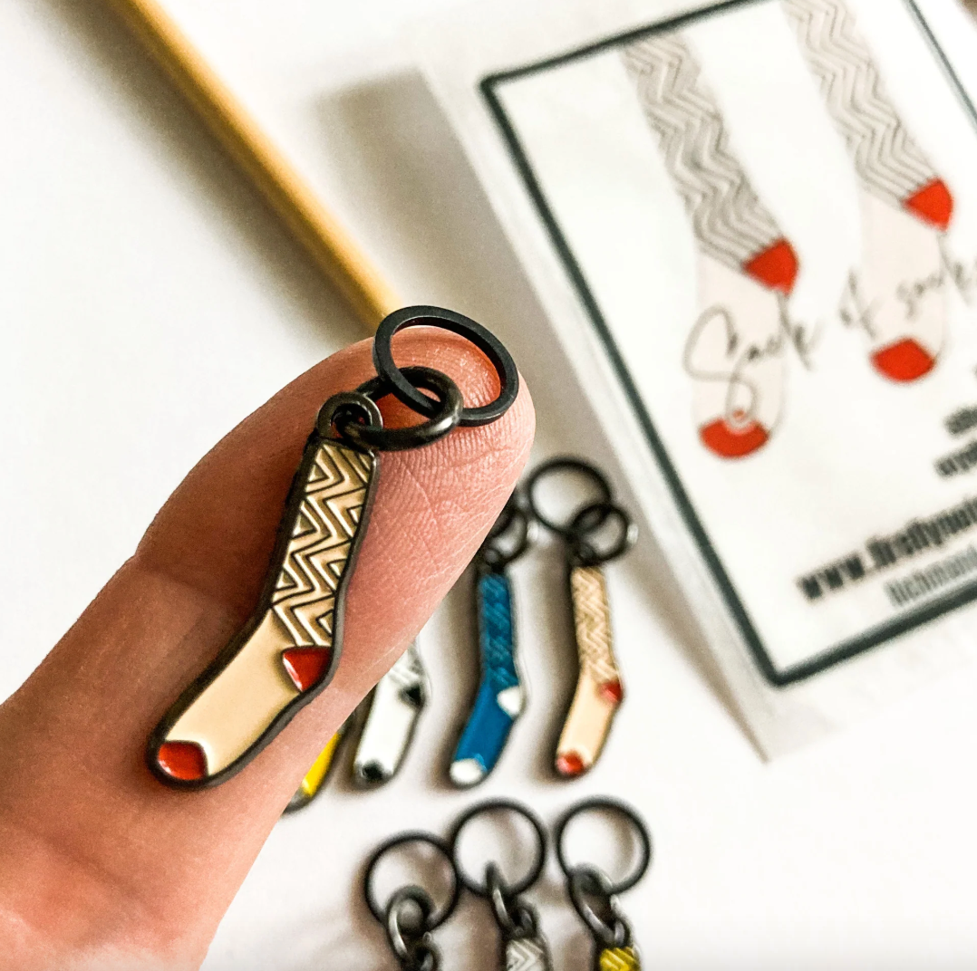 Set de marcadores esmaltados "Sack of socks"