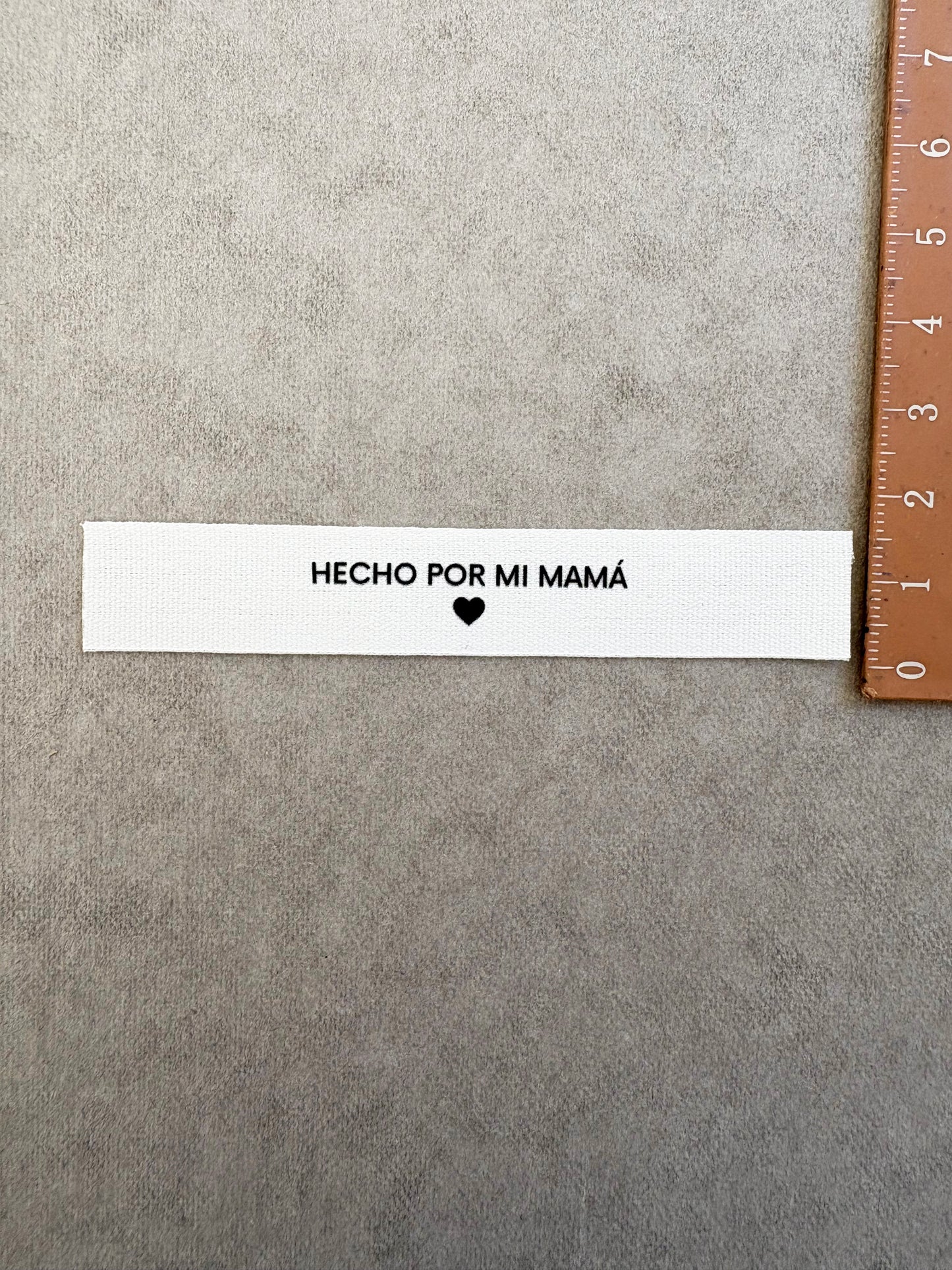 Pack de etiquetas de algodón 
"Hecho por mi mamá"
