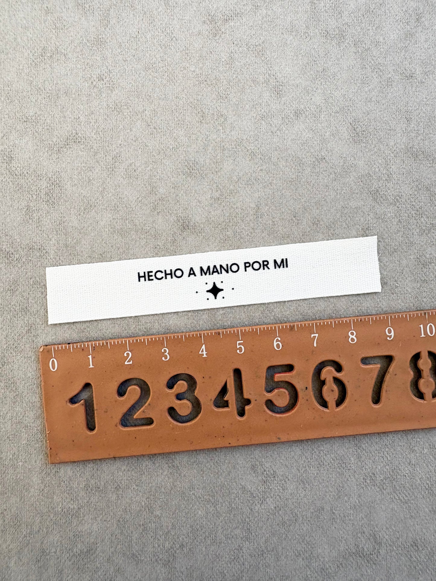 Pack de etiquetas de algodón "Hecho a mano por mi"