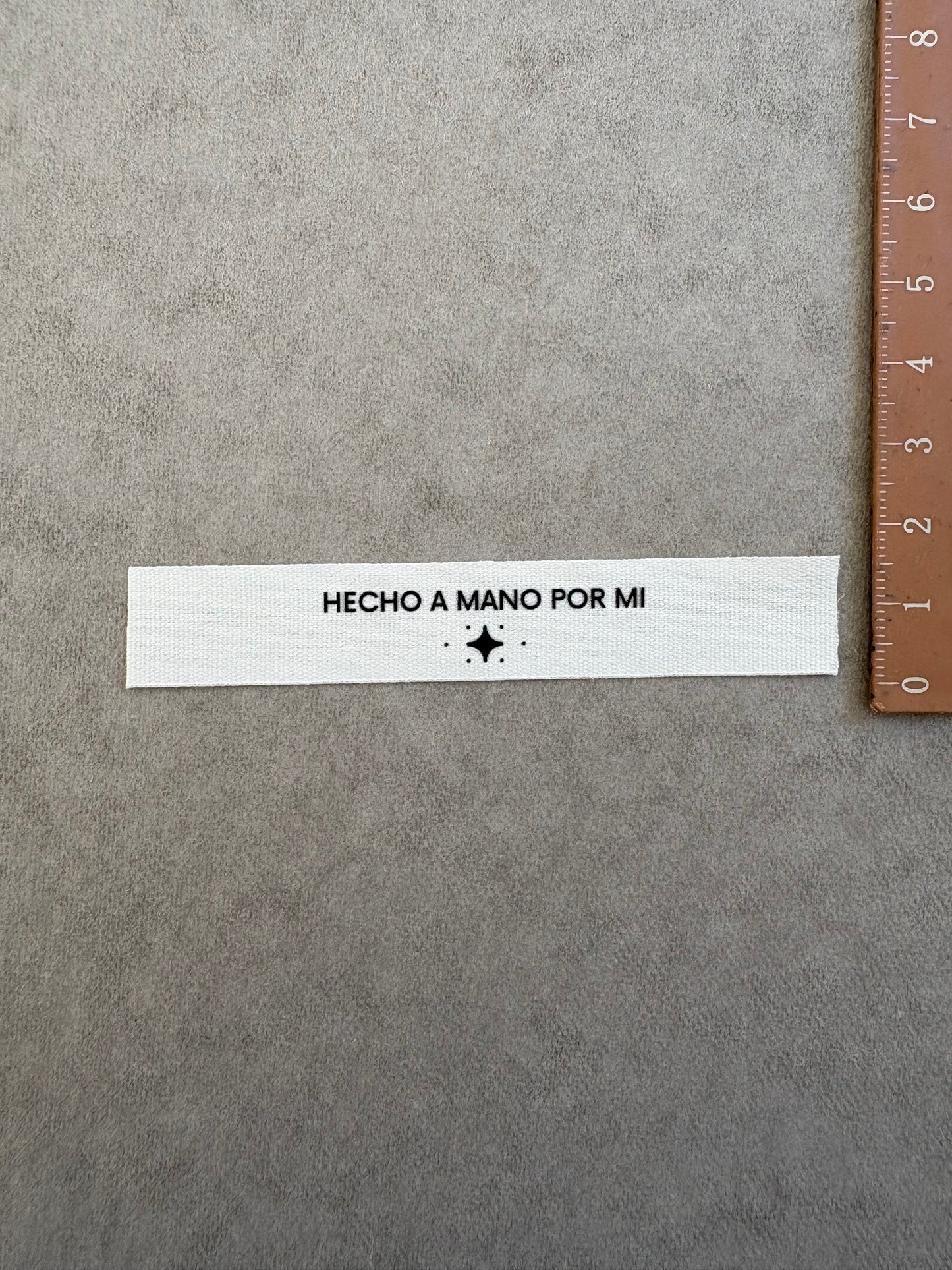 Pack de etiquetas de algodón "Hecho a mano por mi"