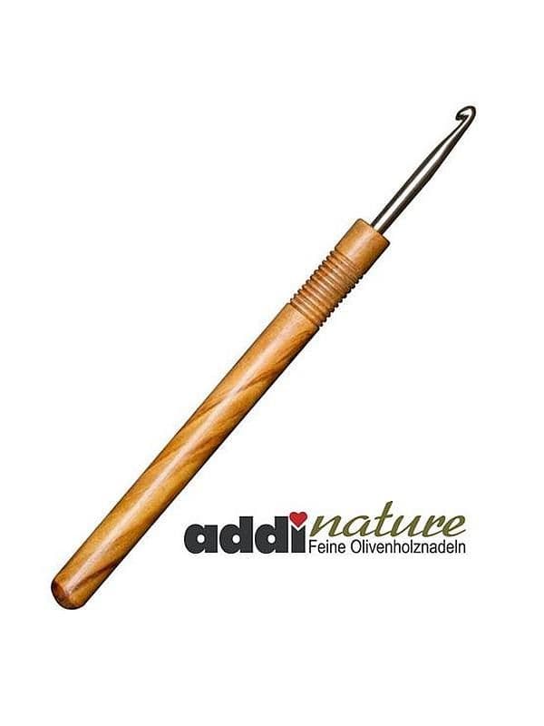 Addi Nature crochet de Madera de olivo