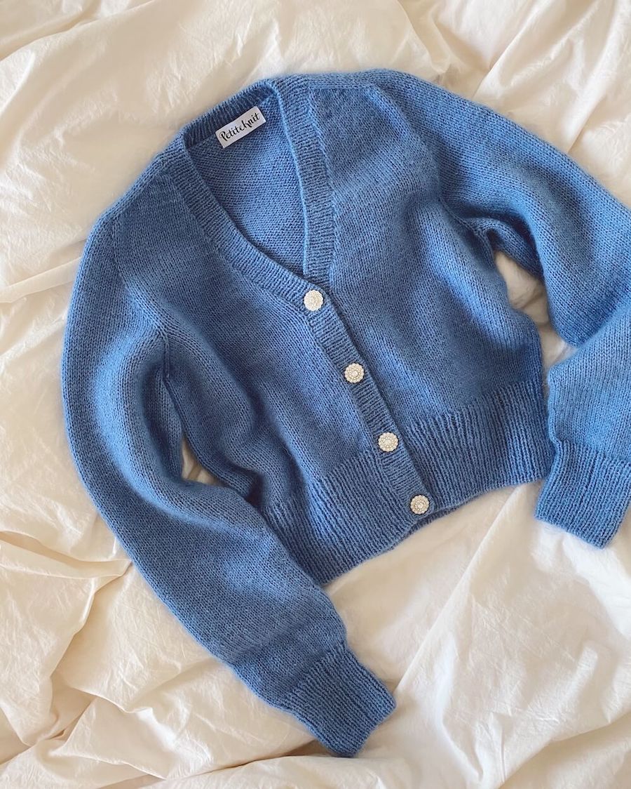 Kit April Cardigan + Botones Bling