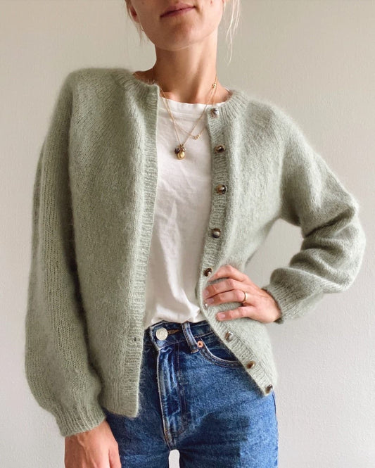 Patrón Novice Cardigan Mohair Edition