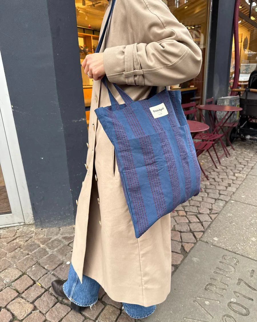 Tote Bag Seersucker Nigth Shadow