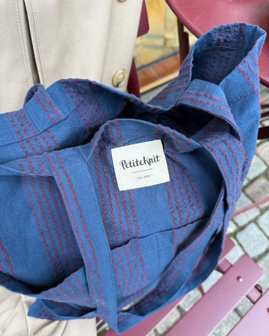 Tote Bag Seersucker Nigth Shadow