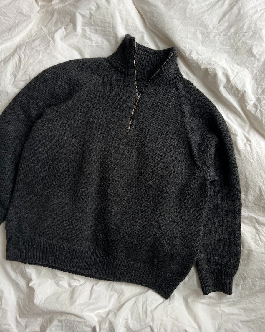 Patrón Zipper sweater hombre